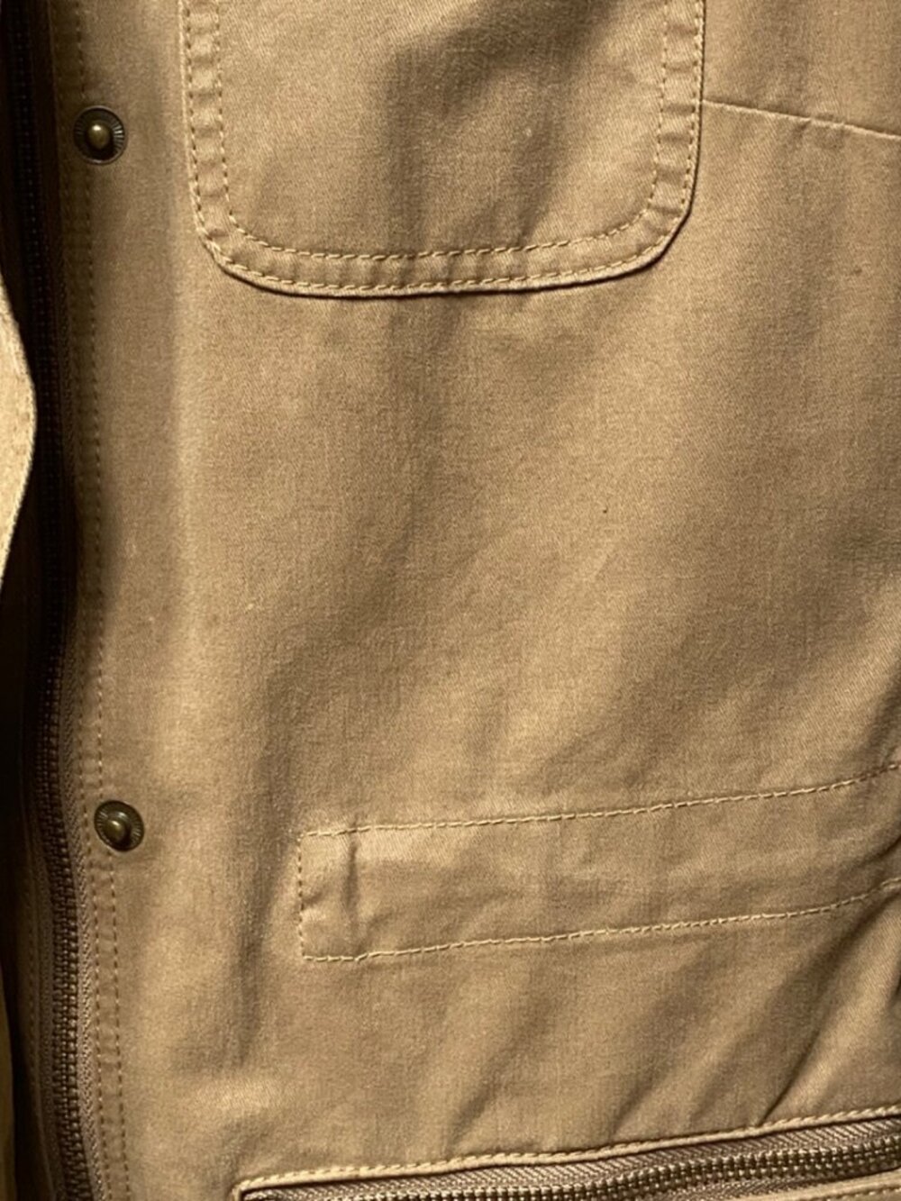 Barbour Brown Military Style Zip Snap Button Jacket Size 4 US - Picture 8 of 11